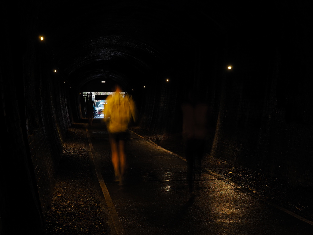 P3060024 ultra runner in the tunnel ultra marathon